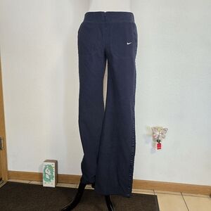 Nike Navy Blue Wide-Leg Pants